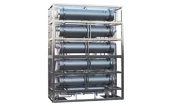 Destilador de agua de termocompresión multiefecto