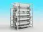 Destilador de agua de termocompresión multiefecto