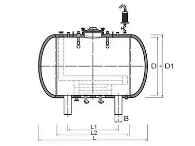 Especificaciones del tanque de almacenamiento de WFI vertical