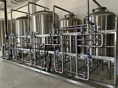 Sistema de generación y almacenamiento de agua purificada para una empresa farmacéutica de Uzbekistán