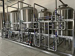 Sistema de generación y almacenamiento de agua purificada para una empresa farmacéutica de Bielorrusia