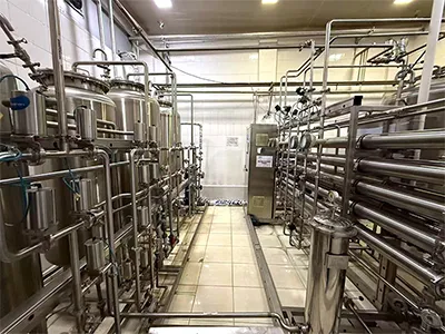 Sistema de agua purificada para una empresa de fabricación de medicamentos en forma sólida en Vietnam