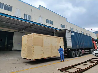Exportación, instalación in situ y pruebas
