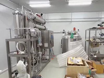 Sistema de generación y almacenamiento de agua para inyección para una empresa farmacéutica de Egipto