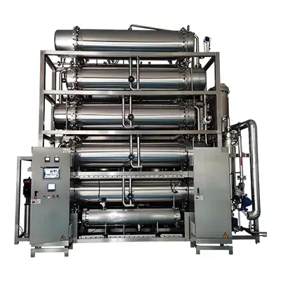 Destilador de vapor comprimido