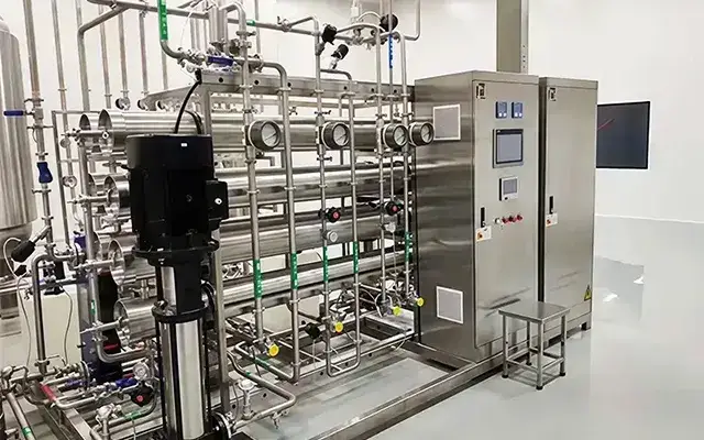 Sistema de generación de agua purificada (PW)
