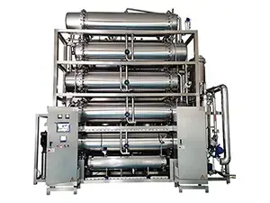 Destilador de vapor comprimido