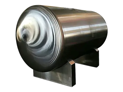 Tanque horizontal de almacenamiento de agua para inyección, SS316L/SS304